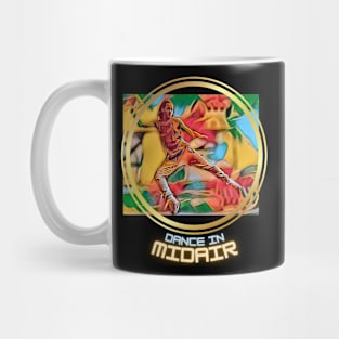 Dance in Midair (dancer inside golden ring) Mug